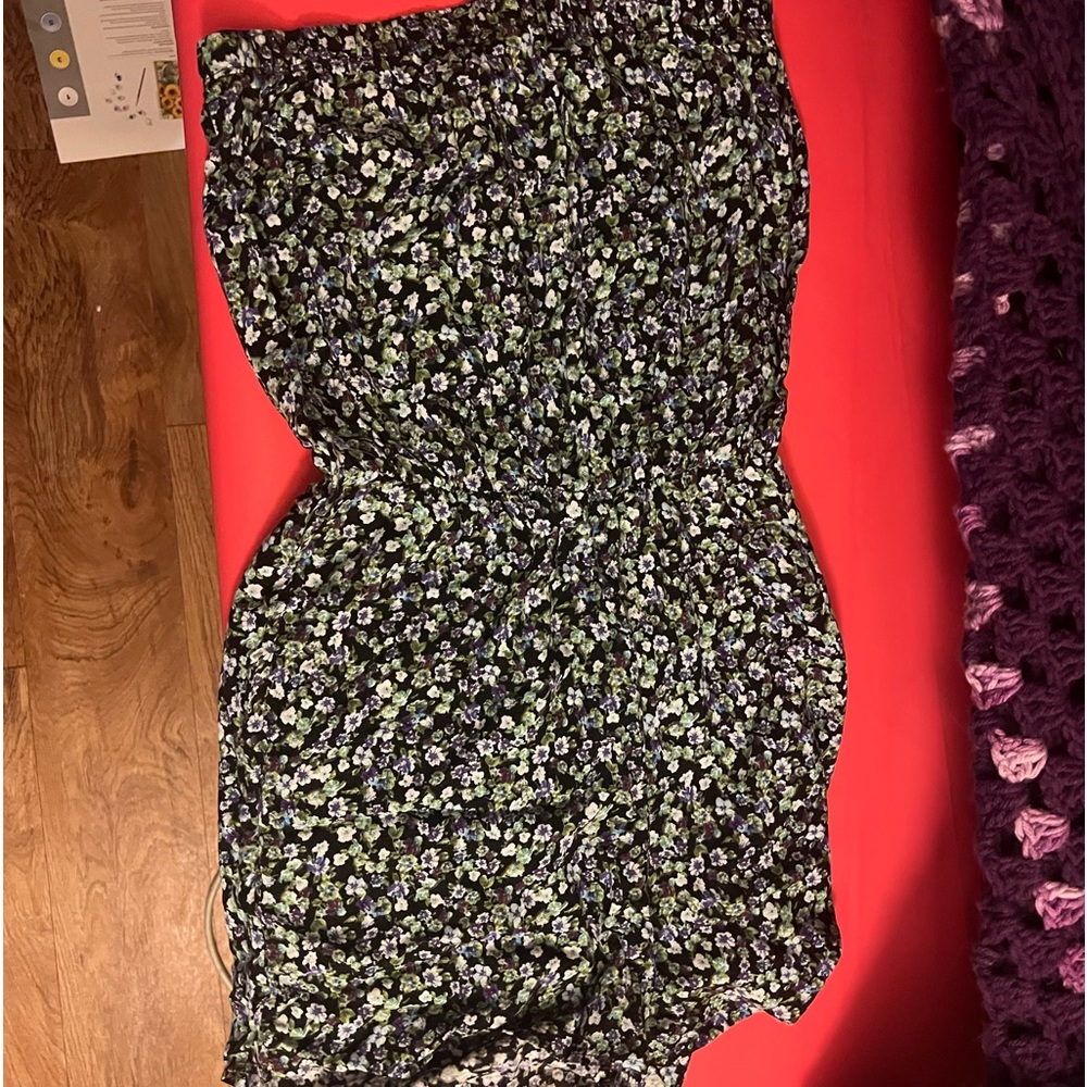 Strapless Romper